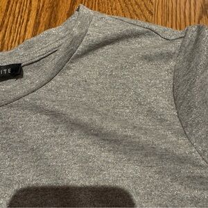 Dynamite shimmery silver Short Sleeve Tee women’s
Medium